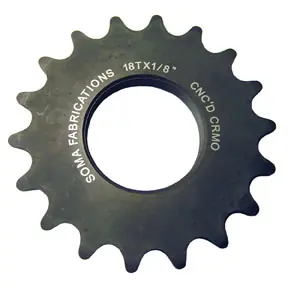 Soma Track Kog 1/8" x 17t Black  | Bikeparts.Com Original