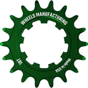 Wheels Manufacturing SOLO-SPEED Cog - 18t Fits SOLO-SPLINE and SOLO-XD kits Green  | Bikeparts.Com Price Drop