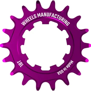 Free Shipping Wheels Manufacturing SOLO-SPEED Cog - 18t Fits SOLO-SPLINE and SOLO-XD kits Purple
