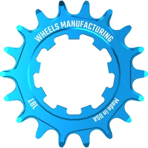 Wheels Manufacturing SOLO-SPEED Cog - 18t Fits SOLO-SPLINE and SOLO-XD kits Teal  | Bikeparts.Com Top Pick
