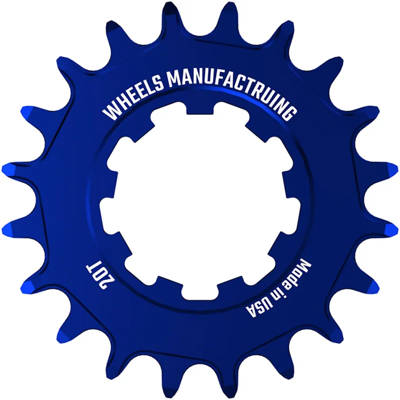 Trusted Brand Wheels Manufacturing SOLO-SPEED Cog - 20t Fits SOLO-SPLINE and SOLO-XD kits Blue  | Bikeparts.Com