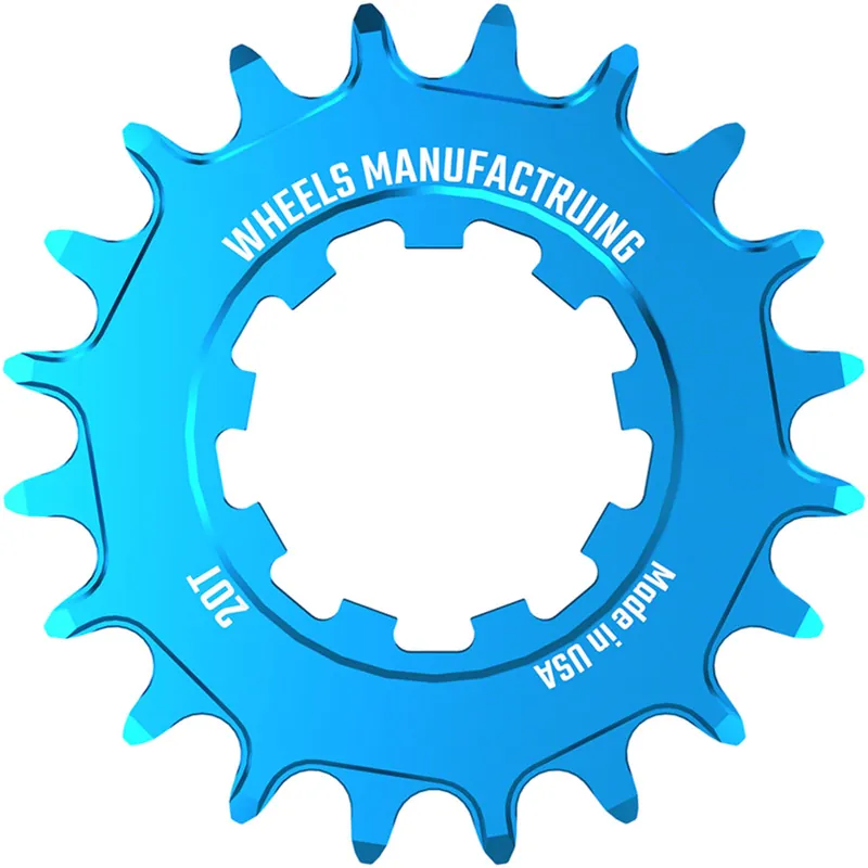 Get Yours Wheels Manufacturing SOLO-SPEED Cog - 20t Fits SOLO-SPLINE and SOLO-XD kits Teal  | Bikeparts.Com