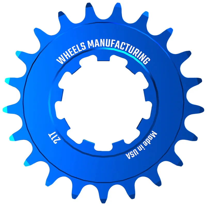 Wheels Manufacturing SOLO-SPEED Cog - 21t Fits SOLO-SPLINE and SOLO-XD kits Blue  | Bikeparts.Com Don’t Miss Out