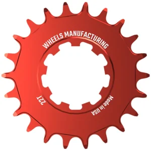 Special Discount Wheels Manufacturing SOLO-SPEED Cog - 22t Fits SOLO-SPLINE and SOLO-XD kits Red  | Bikeparts.Com
