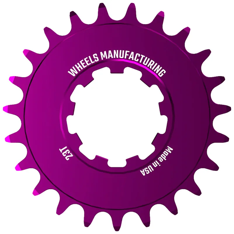 Wheels Manufacturing SOLO-SPEED Cog - 23t Fits SOLO-SPLINE and SOLO-XD kits Purple  | Bikeparts.Com While Supplies Last