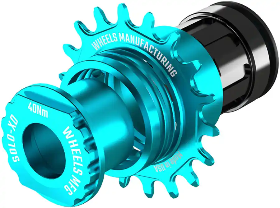 High Quality Wheels Manufacturing SOLO-XD XD/XDR Single Speed Conversion Kit - 18t For SRAM XD/XDR Freeubs Teal | Bikeparts.Com
