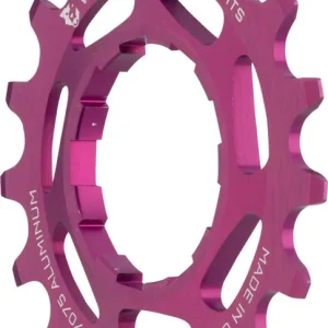 Certified Wolf Tooth Single Speed Aluminum Cog - 17t Compatible with 3/32" Chains Purple  | Bikeparts.Com