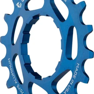 Luxury Wolf Tooth Single Speed Aluminum Cog - 18t Compatible with 3/32" Chains Blue  | Bikeparts.Com