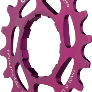 Wolf Tooth Single Speed Aluminum Cog - 18t Compatible with 3/32" Chains Purple  | Bikeparts.Com Exclusive Offer