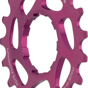 Bargain Wolf Tooth Single Speed Aluminum Cog - 19t Compatible with 3/32" Chains Purple  | Bikeparts.Com
