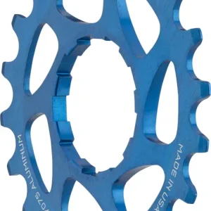 Wolf Tooth Single Speed Aluminum Cog - 20t Compatible with 3/32" Chains Blue  | Bikeparts.Com Direct From Factory