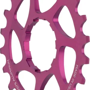 Wolf Tooth Single Speed Aluminum Cog - 22t Compatible with 3/32" Chains Purple  | Bikeparts.Com Seasonal Sale