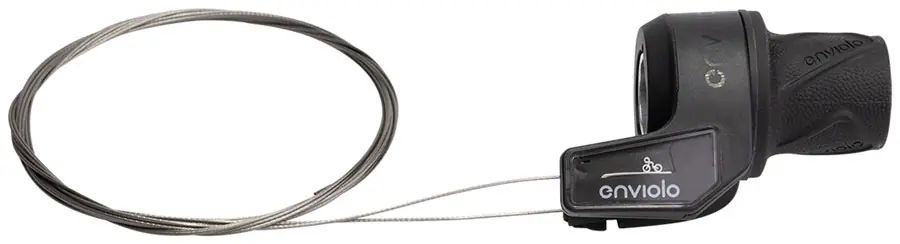 Today Only Enviolo Twist Pure Manual Controller/Shifter - 2500mm Plastic Over Torque Protection Shift Display Black  | Bikeparts.Com