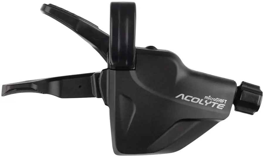 Clearance microSHIFT Acolyte Quick Trigger Pro Right Shifter - 1x8 Speed Black Acolyte Compatible Only