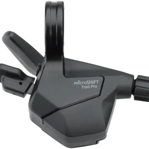 microSHIFT ADVENT Trail Trigger Pro E-Bike Right Shifter - 1 x 9-Speed Single-Click Silicone Thumb Pad ADVENT Compatible Only Black  | Bikeparts.Com Best Price