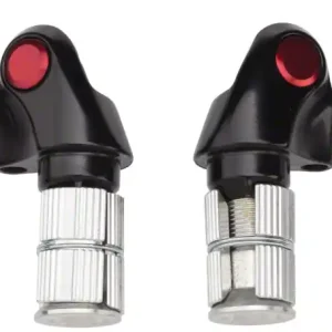 microSHIFT Bar End Shifter Set 10-Speed Road Double/Triple Shimano Compatible Silver  | Bikeparts.Com High Quality
