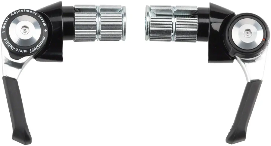 Mega Sale microSHIFT Bar End Shifter Set 8-Speed Road Double/Triple Shimano Compatible Black | Bikeparts.Com