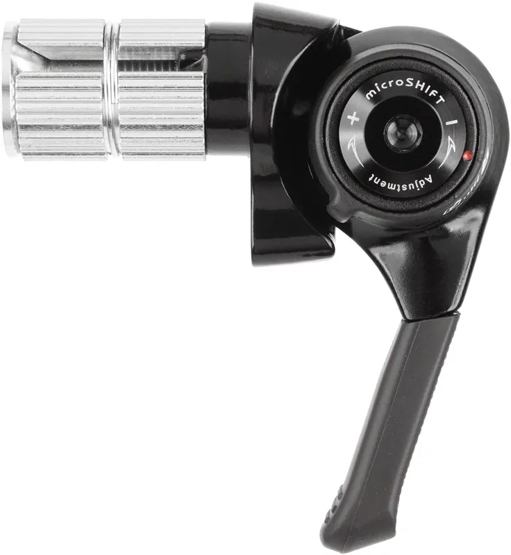 microSHIFT BS-G10-R Right Bar End Shifter - 10-Speed Compatible with Sword and Advent X 10-Speed Derailleurs Black | Bikeparts.Com Shop Now