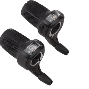 microSHIFT DS85 Twist Shifter Set 7-Speed Triple Optical Gear Indicator Shimano Compatible  | Bikeparts.Com Hot Picks