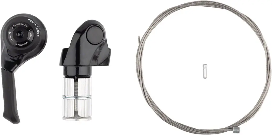 Don’t Miss Out microSHIFT Left Bar End Mountain Shifter - Double/Triple Friction Shimano Compatible | Bikeparts.Com