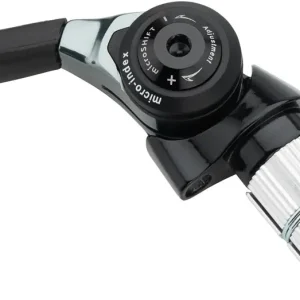 microSHIFT Left Bar End Road Shifter - Double/Triple Friction Shimano Compatible  | Bikeparts.Com Seasonal Sale