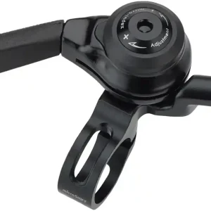 microSHIFT Left Thumb Shifter - MTB Double/Triple Friction Black | Bikeparts.Com Best Choice