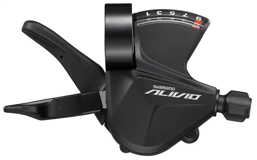 Direct From Manufacturer Shimano Alivio SL-M3100-R Shifter - Right 9-Speed RapidFire Plus Optical Gear Display | Bikeparts.Com
