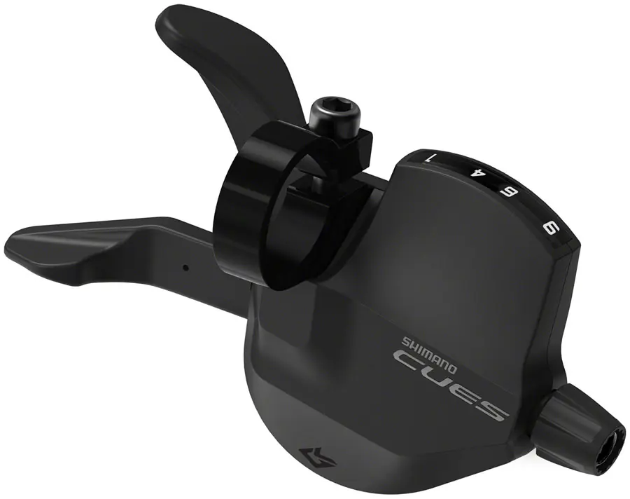 Limited Edition Shimano CUES SL-U4000-9R Shifter - Right 9-Speed Rapidfire Plus Optical Gear Display Black | Bikeparts.Com