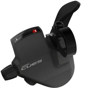 Fan Favorite Shimano CUES SL-U4000-L Shifter - Left 2-Speed Rapidfire Plus Mono Optical Gear Display Black  | Bikeparts.Com