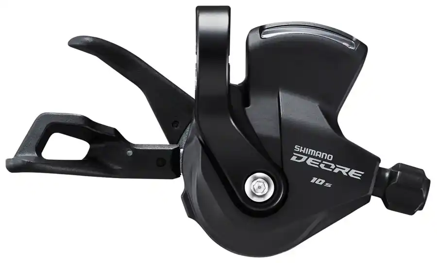 Shimano Deore SL-M4100-R Right Shift Lever - 10-Speed RapidFire Plus Optical Gear Display Black | Bikeparts.Com Popular