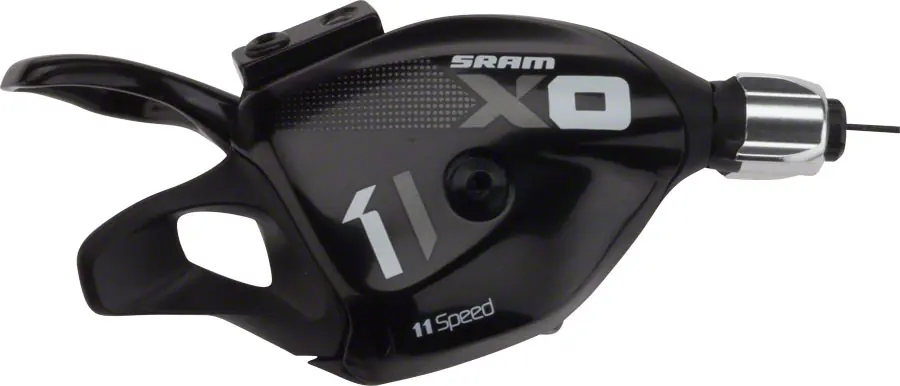 Secure Checkout SRAM X01 11-Speed Trigger Shifter Includes Handlebar Clamp Black with Gray and White logo with Cable Housing Sold Separately | Bikeparts.Com