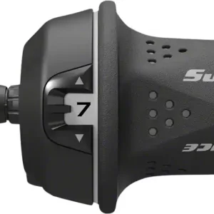 Editor’s Pick SunRace M21 Twist Shift Rear 7-Speed: Gray  | Bikeparts.Com