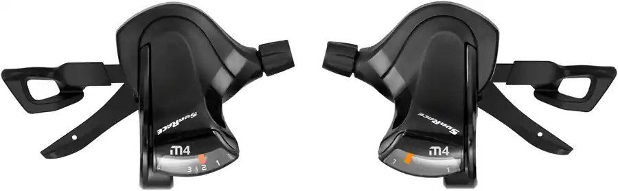 SunRace M403 Flat Bar Trigger Shifter Set - 7-Speed Dual Lever Money Back Guarantee