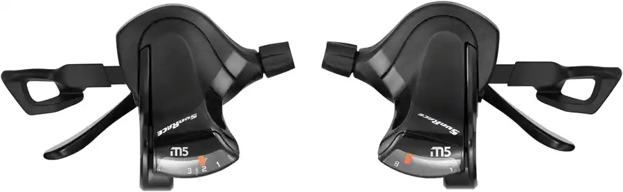 SunRace M503 Flat Bar Trigger Shifter Set - 8-Speed Dual Lever Genuine