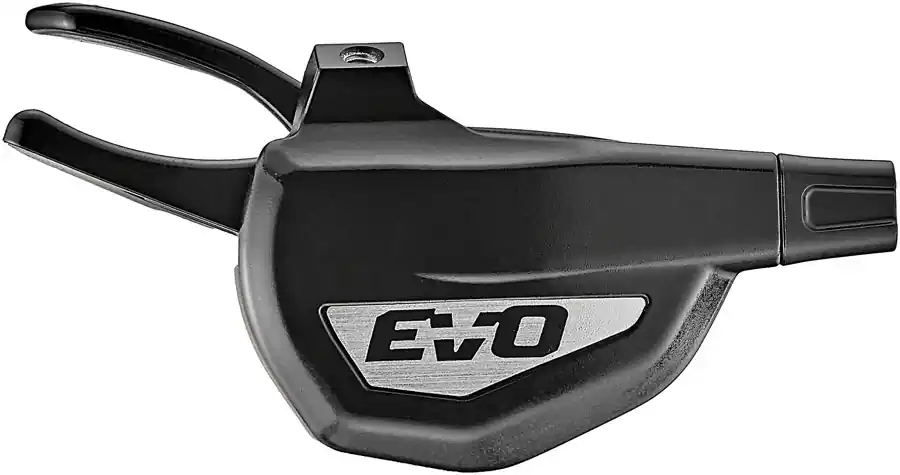 Holiday Sale TRP SL-M9050-12R EVO Shifter - Rear 12-Speed With Discrete Clamp MatchMaker Compatible 2400mm Shift Cable Black/Silver | Bikeparts.Com
