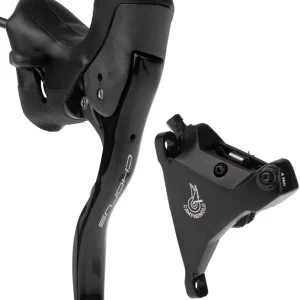Campagnolo Chorus Ergopower Hydraulic Brake/Shift Lever and Disc Caliper - Left/Front 12-Speed 160mm Flat Mount Caliper Black  | Bikeparts.Com Shop Now
