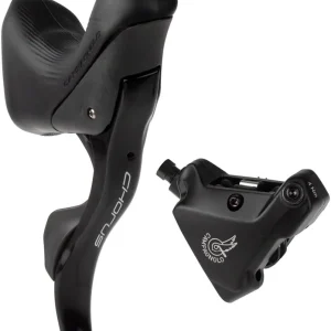 Campagnolo Chorus Ergopower Hydraulic Brake/Shift Lever and Disc Caliper - Right/Rear 12-Speed 140mm Flat Mount Caliper Black Must Have