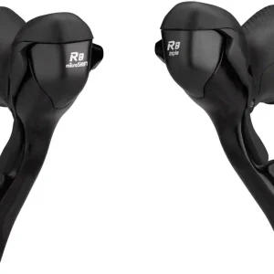 microSHIFT R8 Drop Bar Shift Lever Set 3 x 8-Speed Shimano Compatible  | Bikeparts.Com No Minimum Order