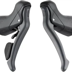 Special Discount microSHIFT Sword Drop Bar Shifter/Brake Lever Set - 1x 10-Speed Sword Compatible Gray Version B  | Bikeparts.Com