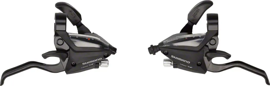 Fresh Stock Shimano ST-EF500 3 x 8-Speed Brake/Shift Lever Set Black  | Bikeparts.Com