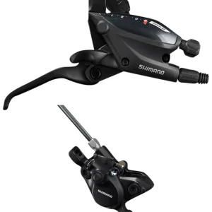Special Offer Shimano ST-EF505 EZ Fire Plus Shift/Brake Lever with BR-MT200 Disc Brake Caliper - Right/Rear 8-Speed 2-Piston Black