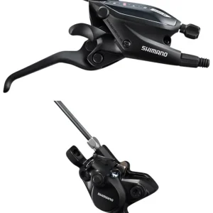 Shimano ST-EF505 EZ Fire Plus Shift/Brake Lever with BR-MT200 Disc Brake Caliper - Right/Rear 9-Speed Black Price Drop