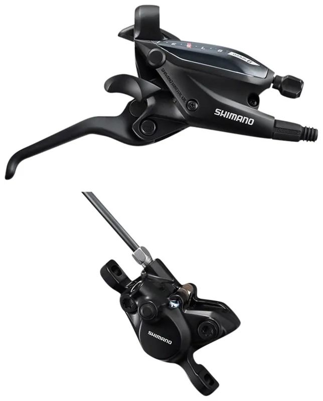 Shimano ST-EF505 EZ Fire Plus Shift/Brake Lever with BR-MT200 Disc Brake Caliper - Right/Rear 9-Speed Black Price Drop