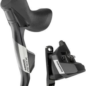 Big Sale SRAM Apex AXS eTap Shift/Brake Lever and Hydraulic Disc Brake Caliper - Left/Front 12-Speed Flat Mount 20mm Offset Black D1  | Bikeparts.Com
