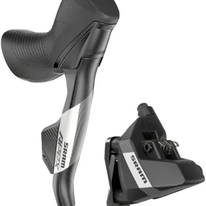 Warranty Included SRAM Apex AXS eTap Shift/Brake Lever and Hydraulic Disc Brake Caliper - Right/Rear 12-Speed Flat Mount 20mm Offset Black D1  | Bikeparts.Com