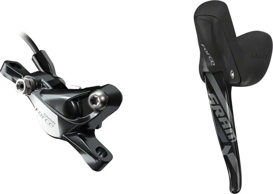 SRAM Force 1 Disc Brake and Lever - Front Hydraulic Post Mount Black A1 Crafted