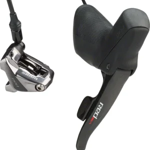 SRAM Red 22 Flat Mount Hydraulic Disc Brake with Rear Shifter 1800mm Hose Rotor Sold Separately  | Bikeparts.Com Exclusive Offer
