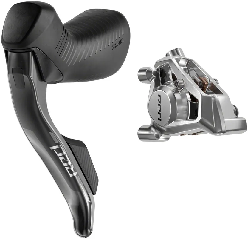 SRAM RED eTap AXS HRD Shift/Brake Lever and Hydraulic Disc Caliper - Left/Front Flat Mount 20mm Offset 950mm Hose Black E1 | Bikeparts.Com Factory Price