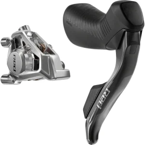 Grab Now SRAM RED eTap AXS HRD Shift/Brake Lever and Hydraulic Disc Caliper - Right/Rear Flat Mount 20mm Offset 1800mm Hose Black E1  | Bikeparts.Com