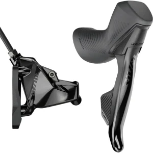 SRAM Rival eTap AXS HRD Shift/Brake Lever and Hydraulic Disc Caliper - Right/Rear Flat Mount 20mm Offset 1800mm Hose Black D1  | Bikeparts.Com Original